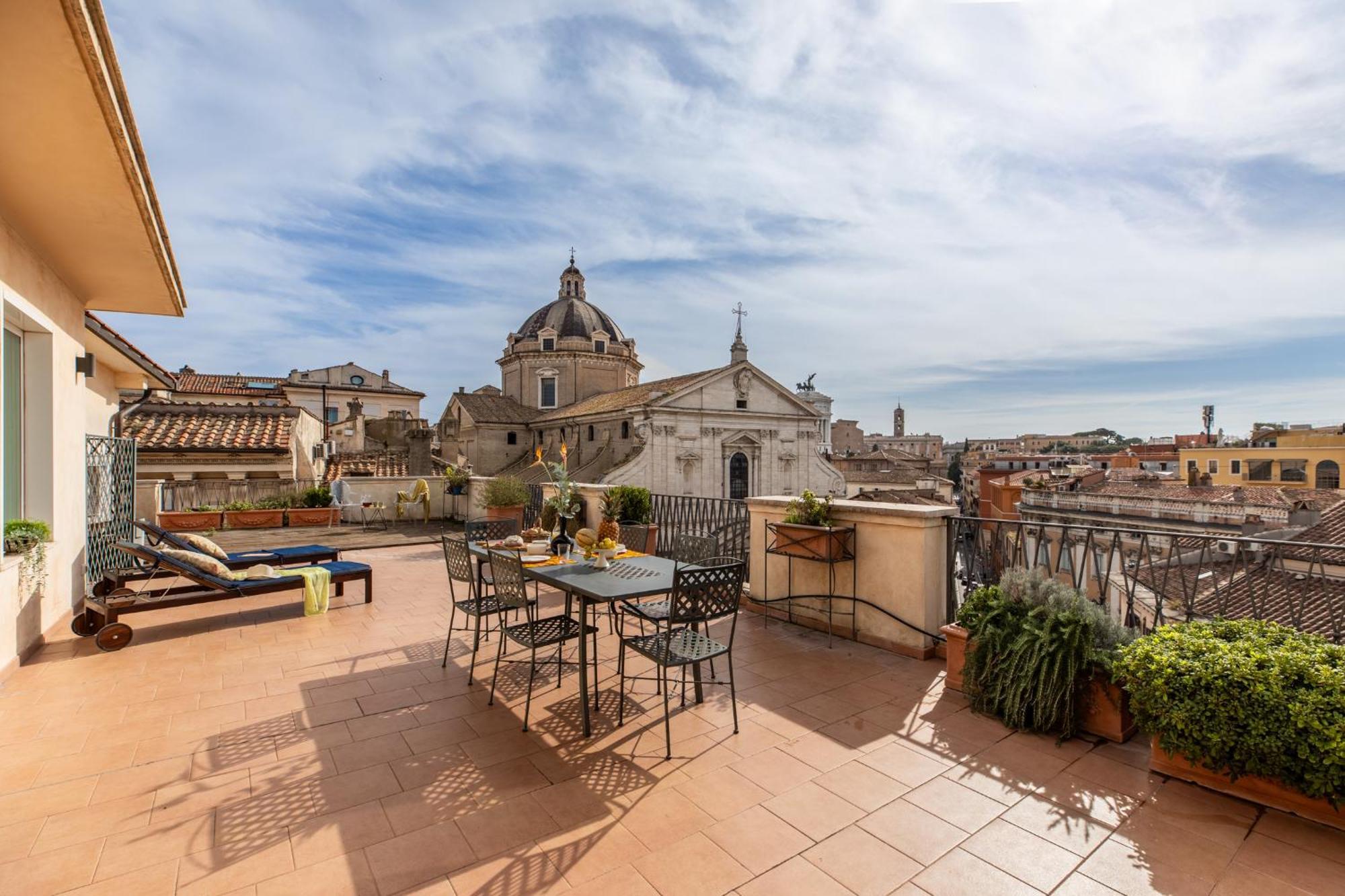Apartamento Penthouse Rome Capitol Exterior foto