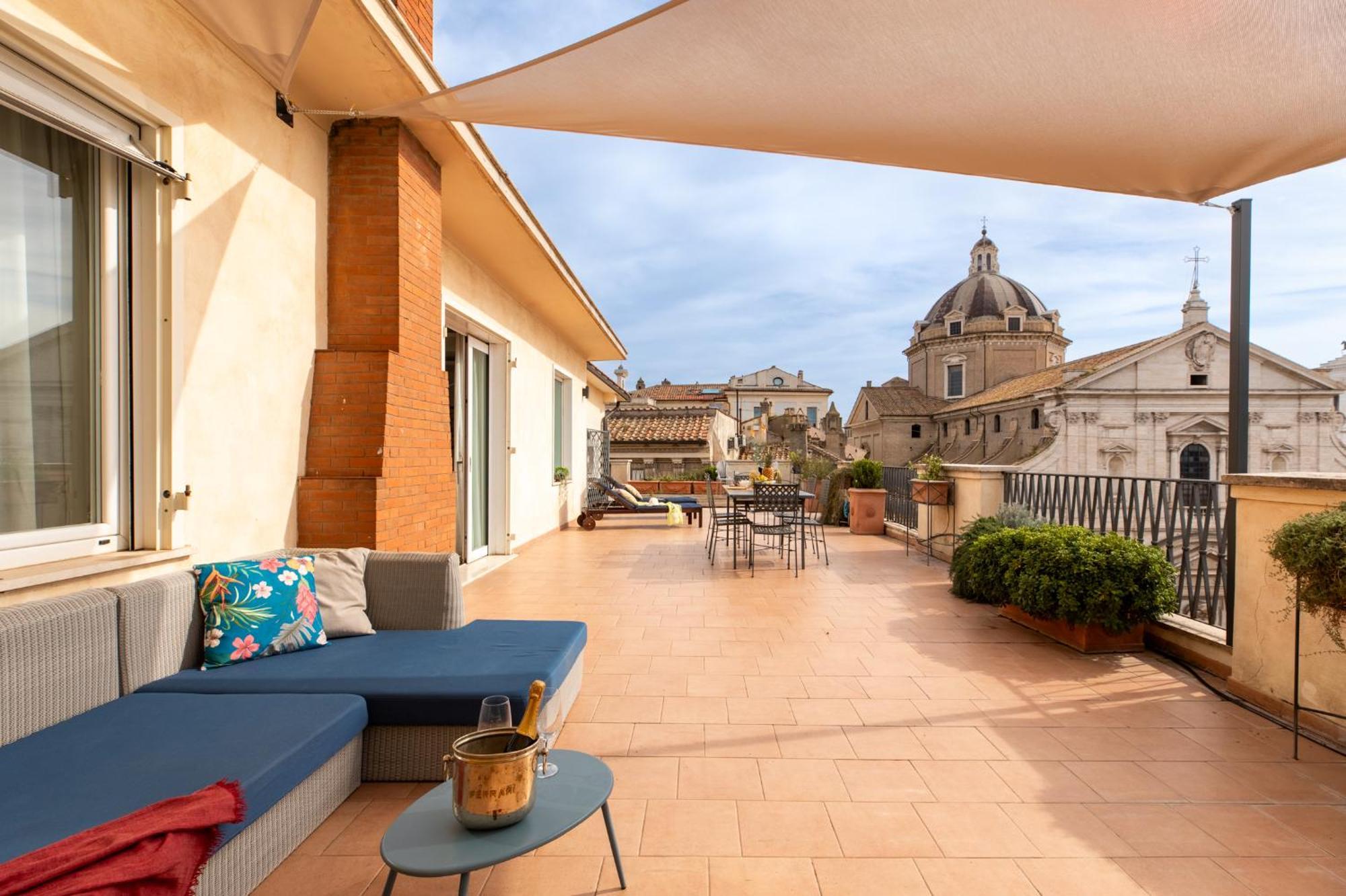 Apartamento Penthouse Rome Capitol Exterior foto