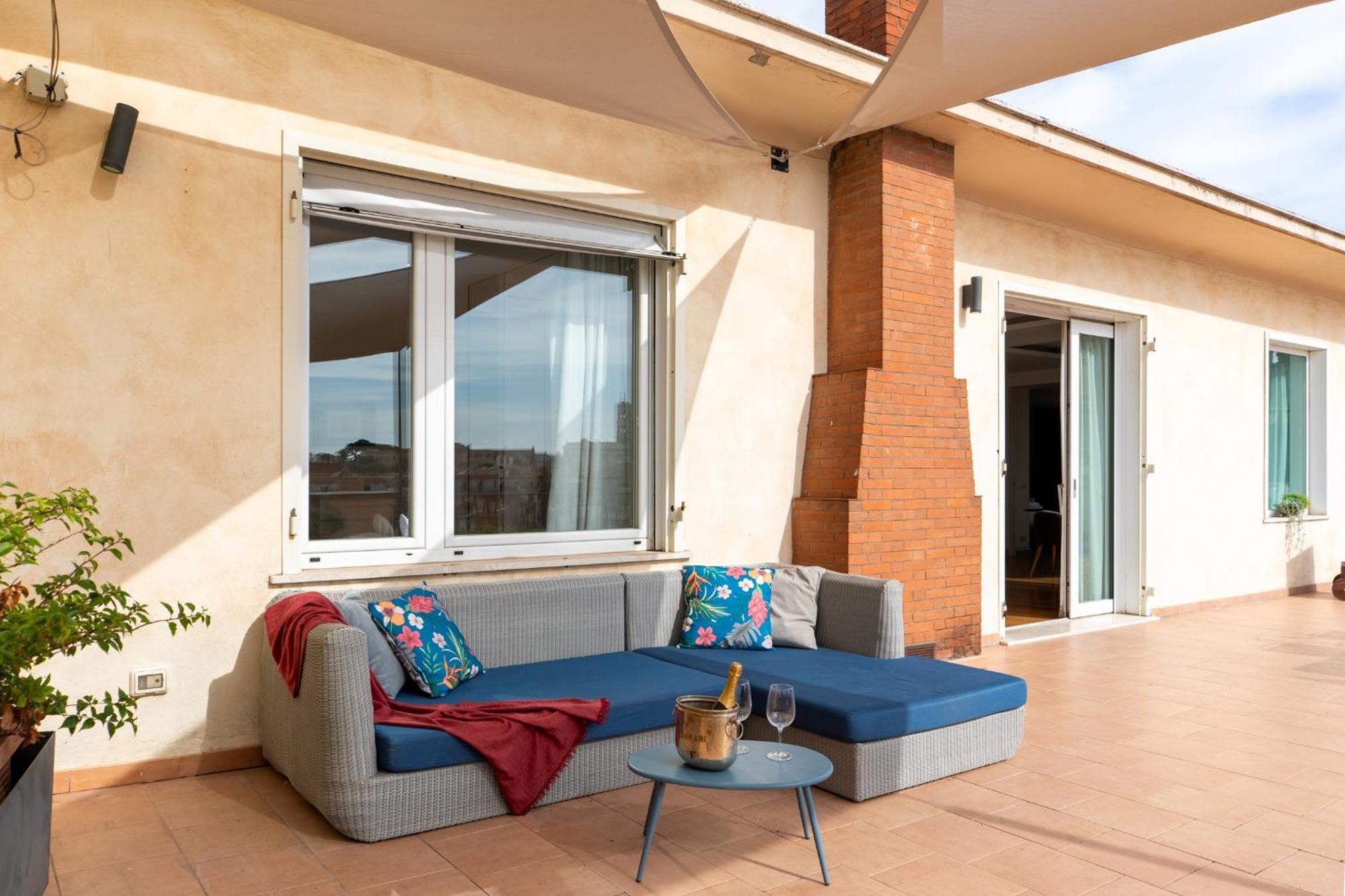 Apartamento Penthouse Rome Capitol Exterior foto