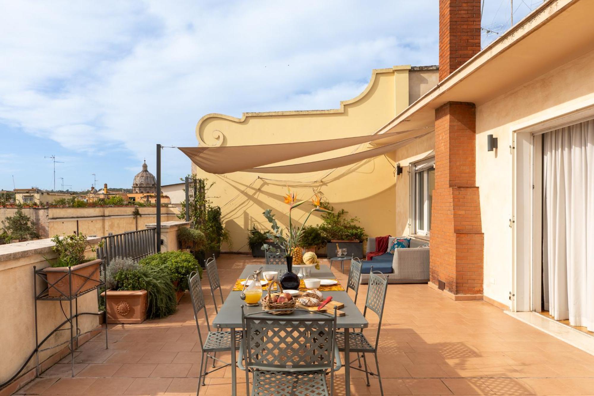 Apartamento Penthouse Rome Capitol Exterior foto